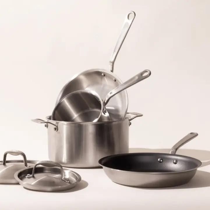 Starter Stainless Steel 6-Piece Cookware Kit