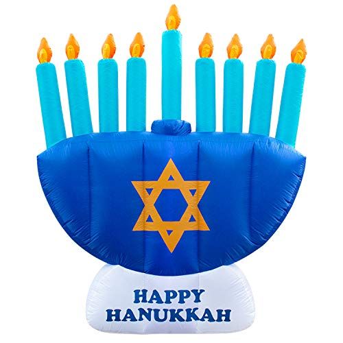8-Foot Inflatable Hanukkah Menorah