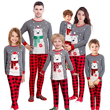 Family Feeling Polar Bear Pajama Set