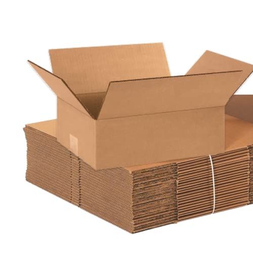 25-Pack Corrugated Cardboard Boxes