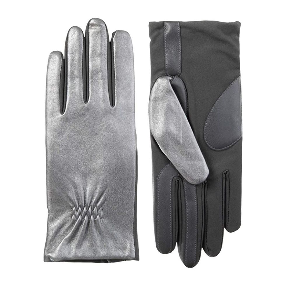Classic Stretch Leather Touchscreen Gloves