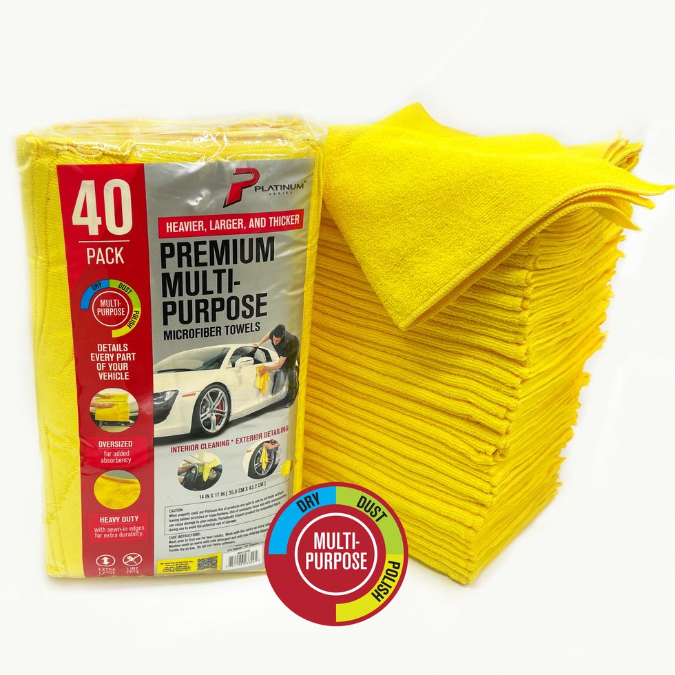Premium Multi-Purpose Microfiber Towels