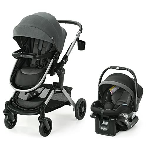 Baby Stroller with Height Adjustable Reversible Seat