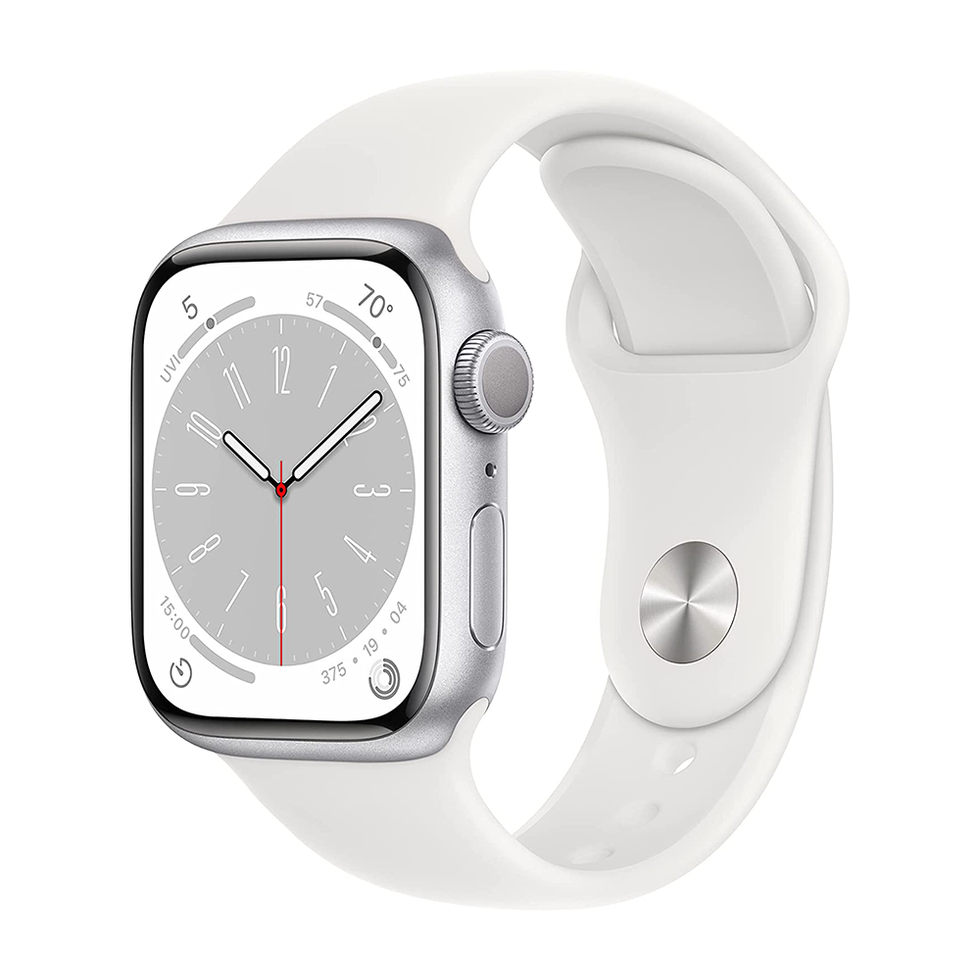 Watch Series 8 (Silver Aluminum Case with White Band)