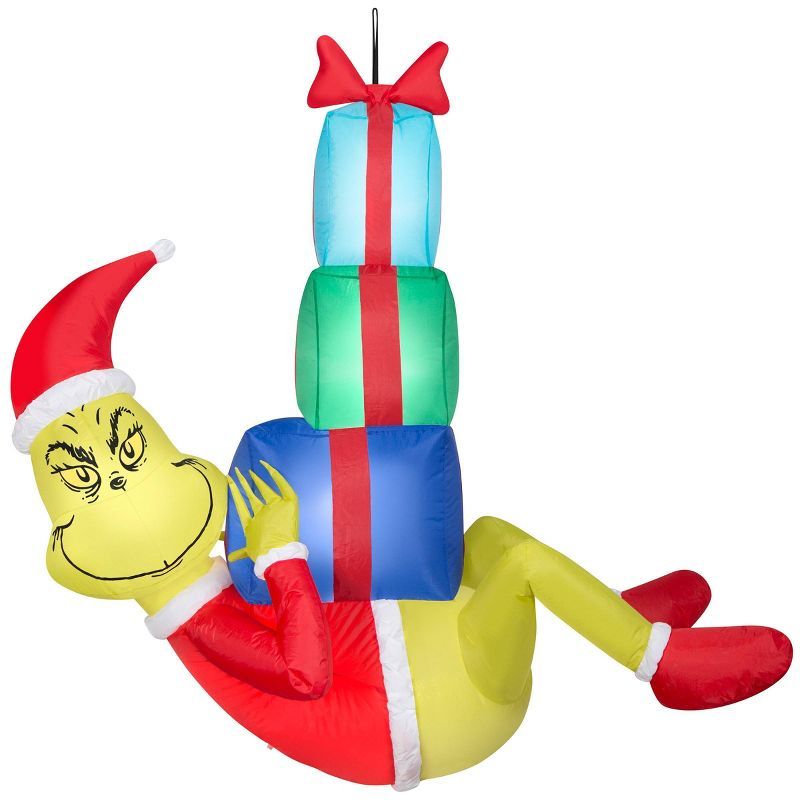 Dr. Seuss The Grinch with Presents Inflatable