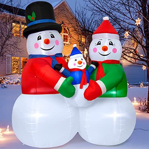  Snowman Family Inflatable 