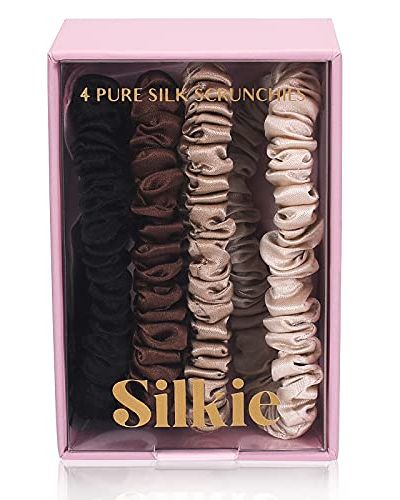 100% Pure Mulberry Silk Scrunchies 