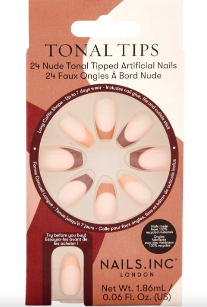 Nails Inc. Tonal Tips Artificial Nails