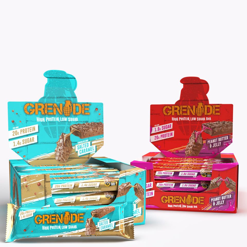 Grenade Protein Bars (two boxes)