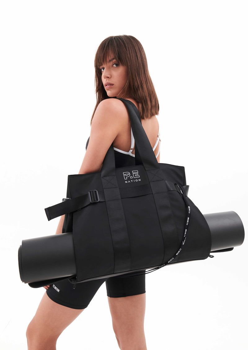 Yoga Bag // TRANSIENCE  Yoga bag, Activewear fashion, Fashion