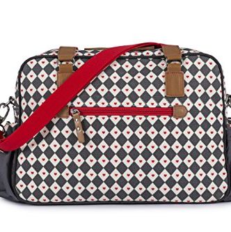 Not So Plain Jane Diamonds and Hearts Changing Bag