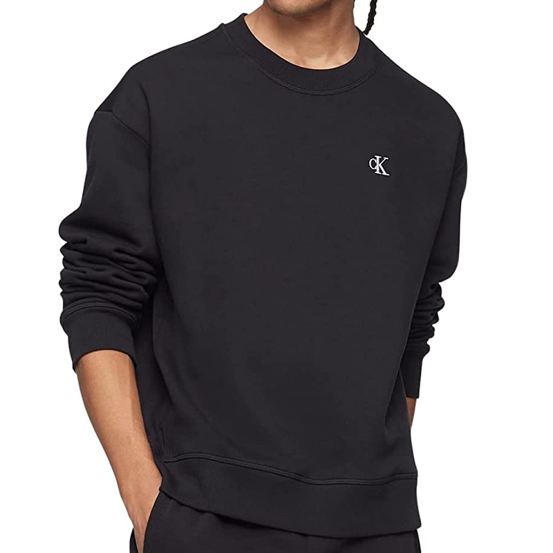 Men's Relaxed Fit Monogram Logo Fleece Sweatshirt
