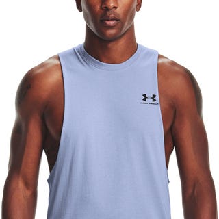 Under Armour Left Chest Cut Off Tank Top Under Armour Left Chest Cut Off Tank Top