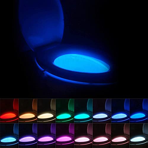 The Original Toilet Bowl Night Light Gadget Funny Led Motion