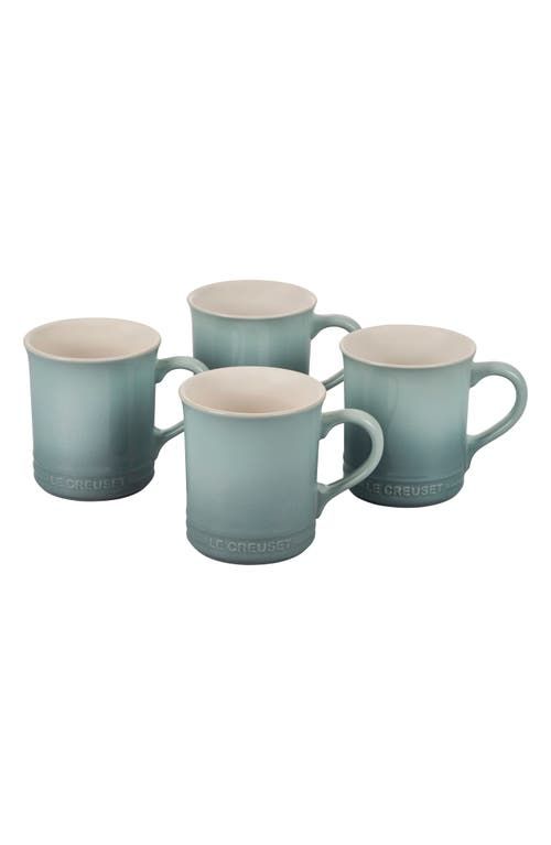 Set of Four Stoneware Mugs