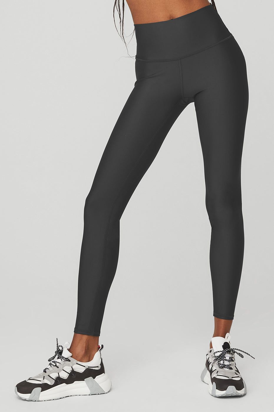 Alo Yoga Women's 7/8 High Waist Airlift Leggings, Black, XL: Buy