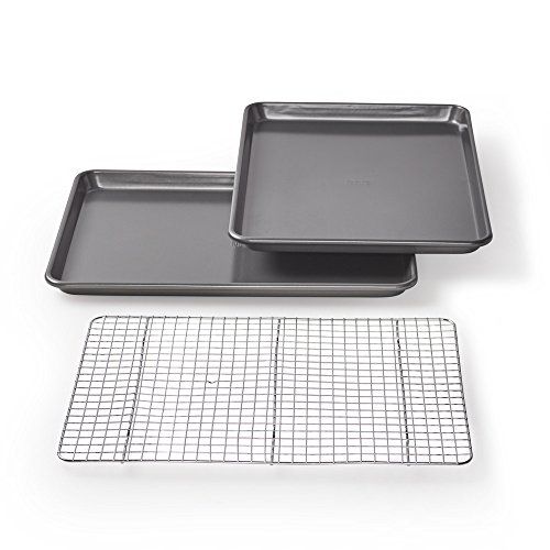 The Pioneer Woman 2-Piece Large Nonstick Metal Baking Sheets.