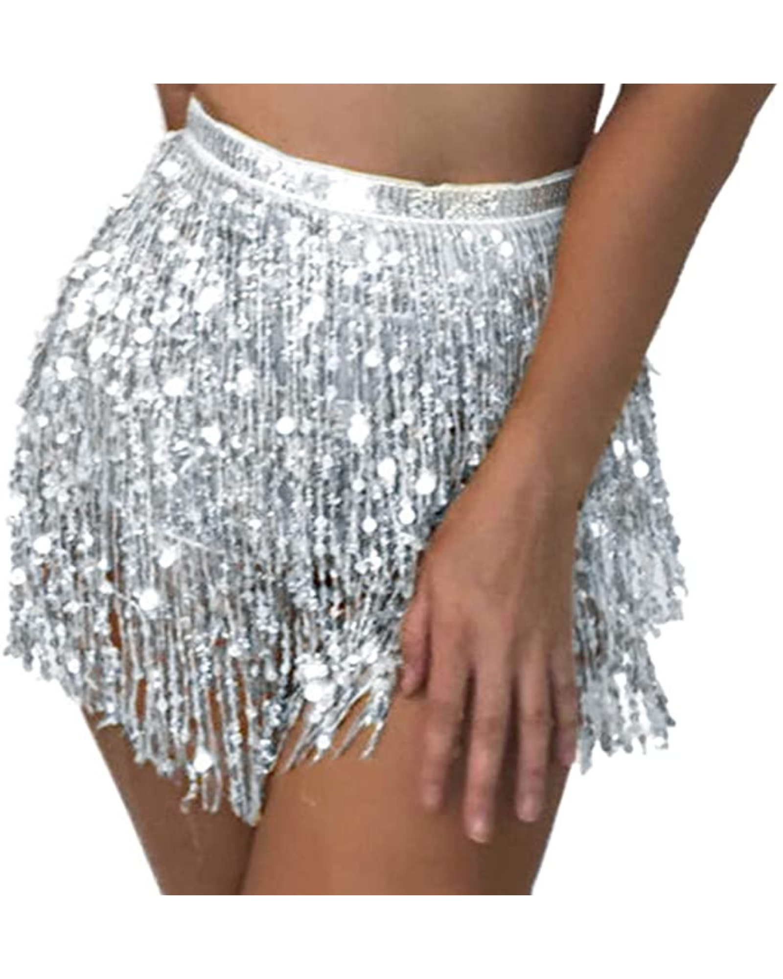 Sparkly Fringe Tassel Skirt 
