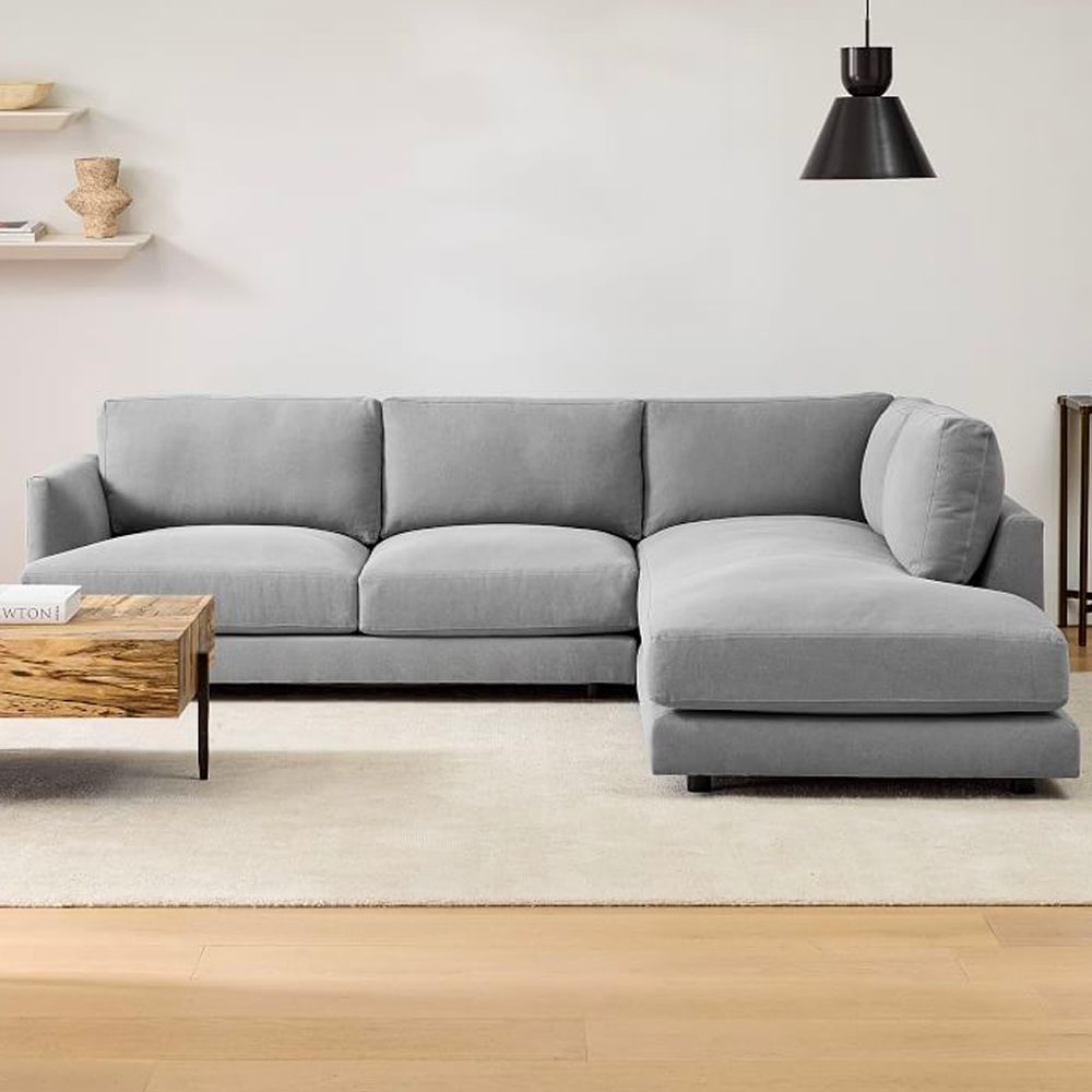 Haven 2-Piece Bumper Chaise Sectional