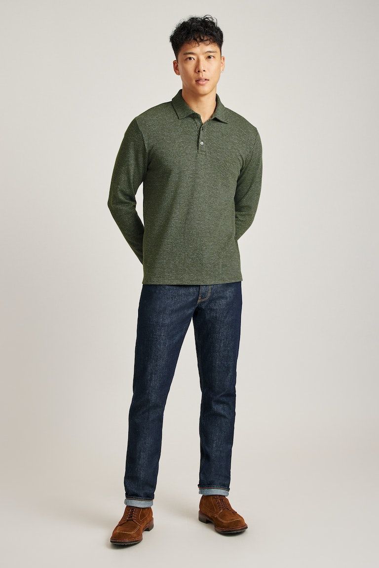 Bonobos long outlet sleeve polo