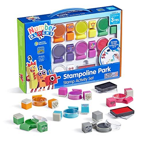 Learning Resources Numberblocks Stampoline Park Stamp Activity Set