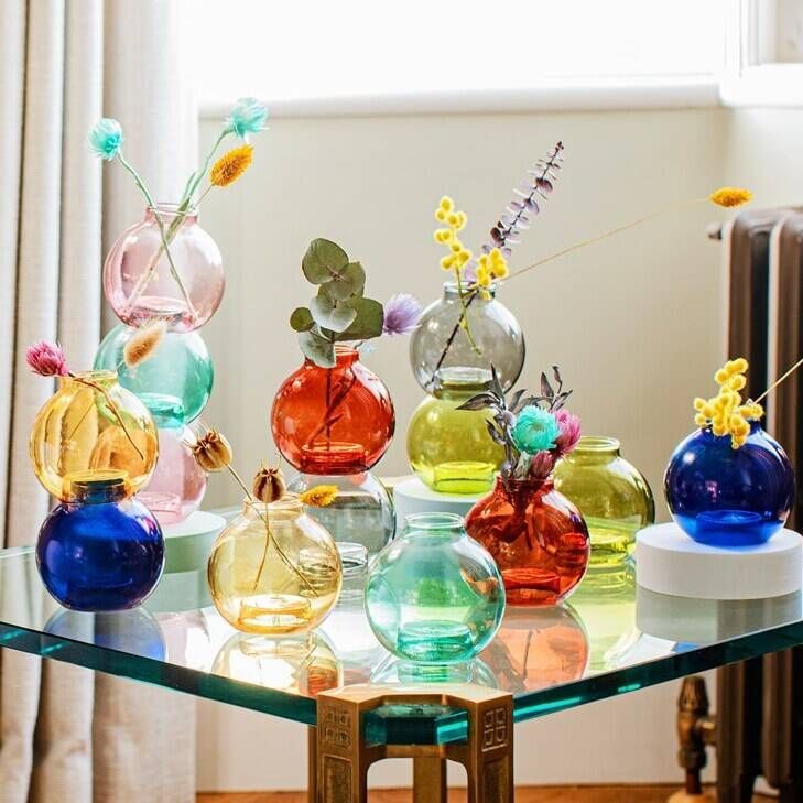 Bubble Stackable Glass Vase