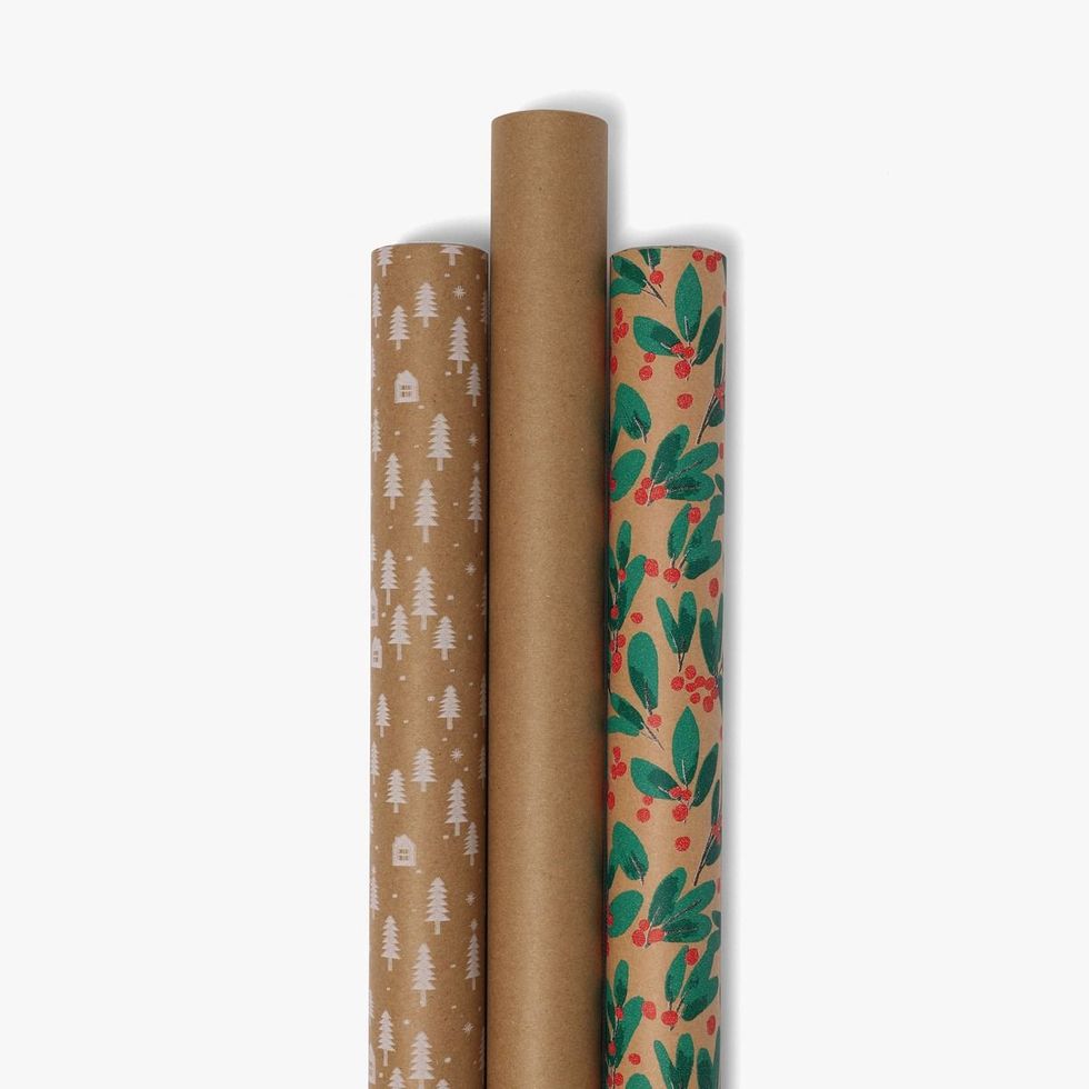 Kraft Eco Christmas Roll Wrapping Paper