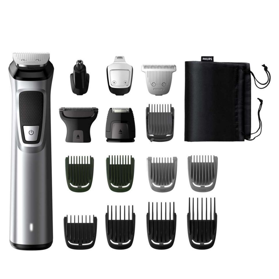 Series 7000 16-in-1 Multi Grooming Kit for Face, Hair and Body, MG7736/13