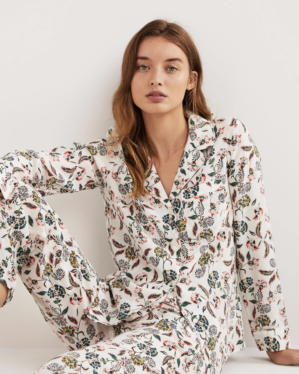 Best Matte Silk Pajama Set - Satin Silky Pajamas for Women – Crescentt