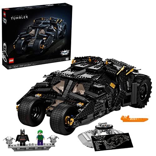 LEGO 76240 DC Batman Batmobile Tumbler Iconic Car Model from The Dark Knight Trilogy, Building Set for Adults, Collectible Display Gift Idea