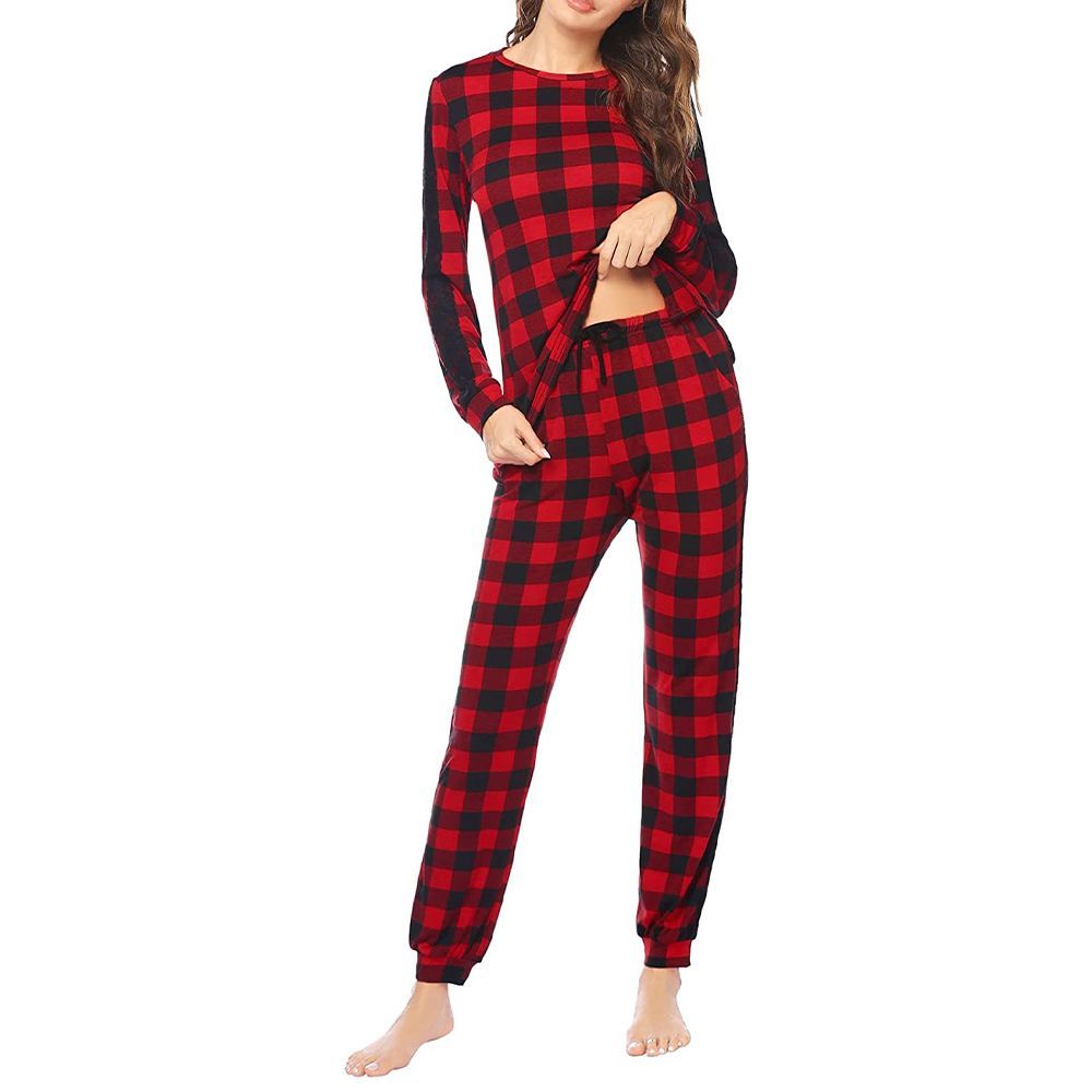 Hotouch Buffalo Plaid Pajamas 