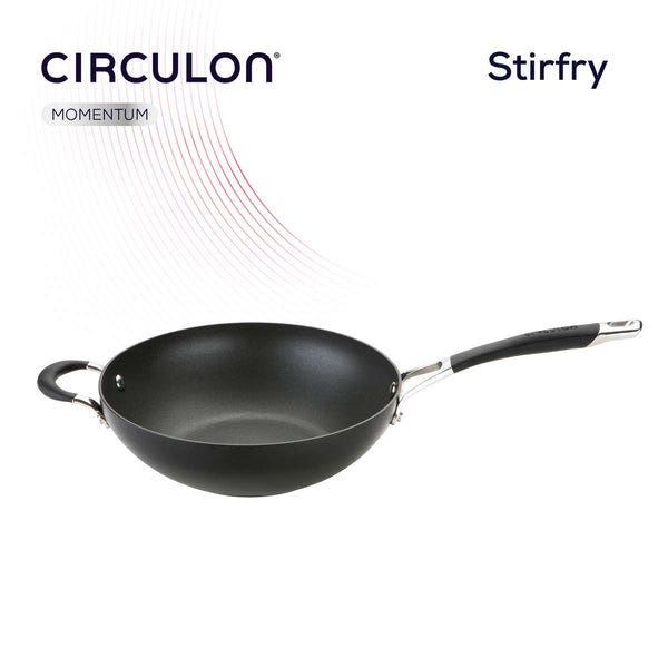 Momentum Hard Anodised Wok