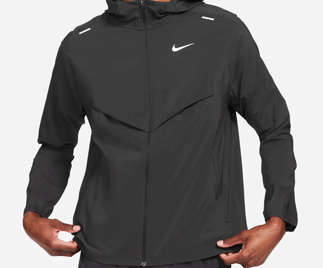 White Reflective Running Outerwear. Nike PT