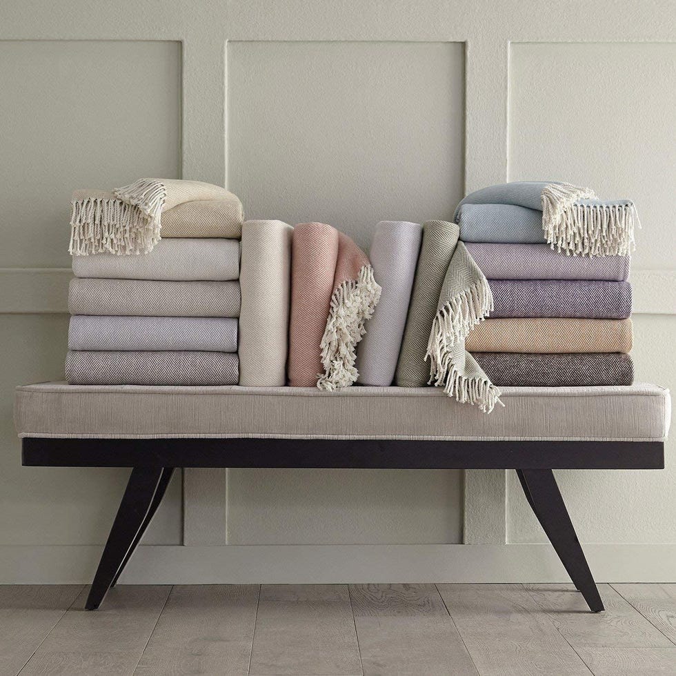 Herringbone 100% Cotton Throw Blanket Herringbone 100% Cotton Throw Blanket