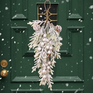 Pine Forest Christmas Door Swag Wreath Decoration