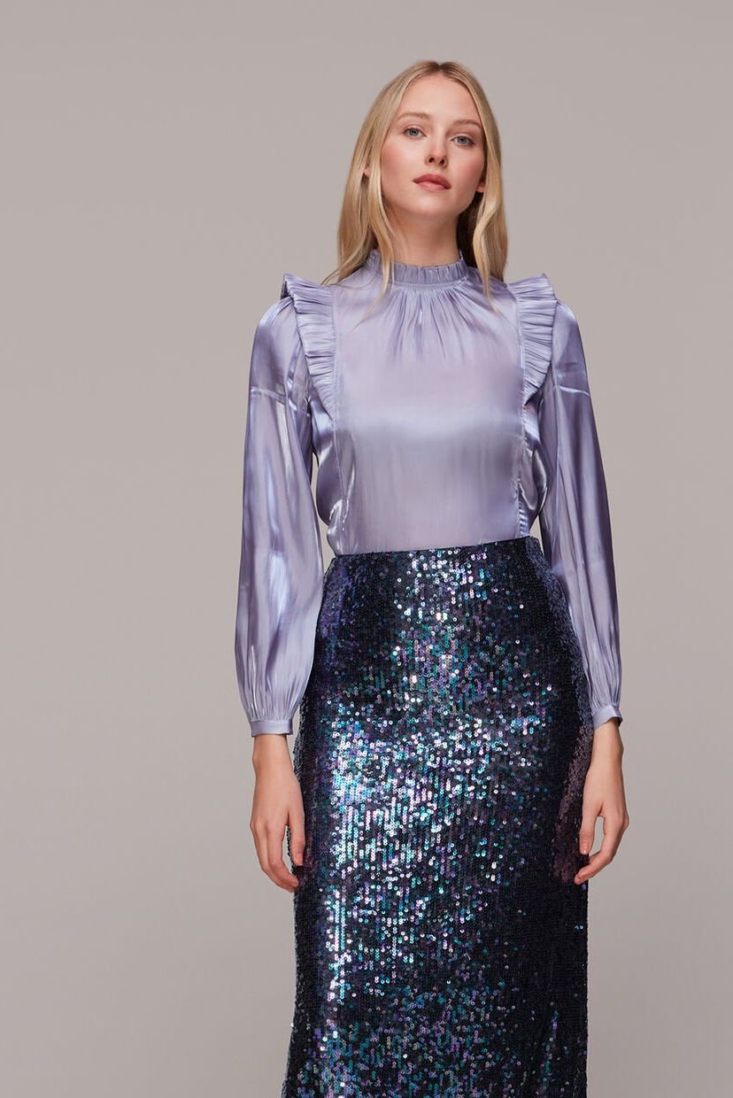 Whistles' silver sequin dress is finally back
