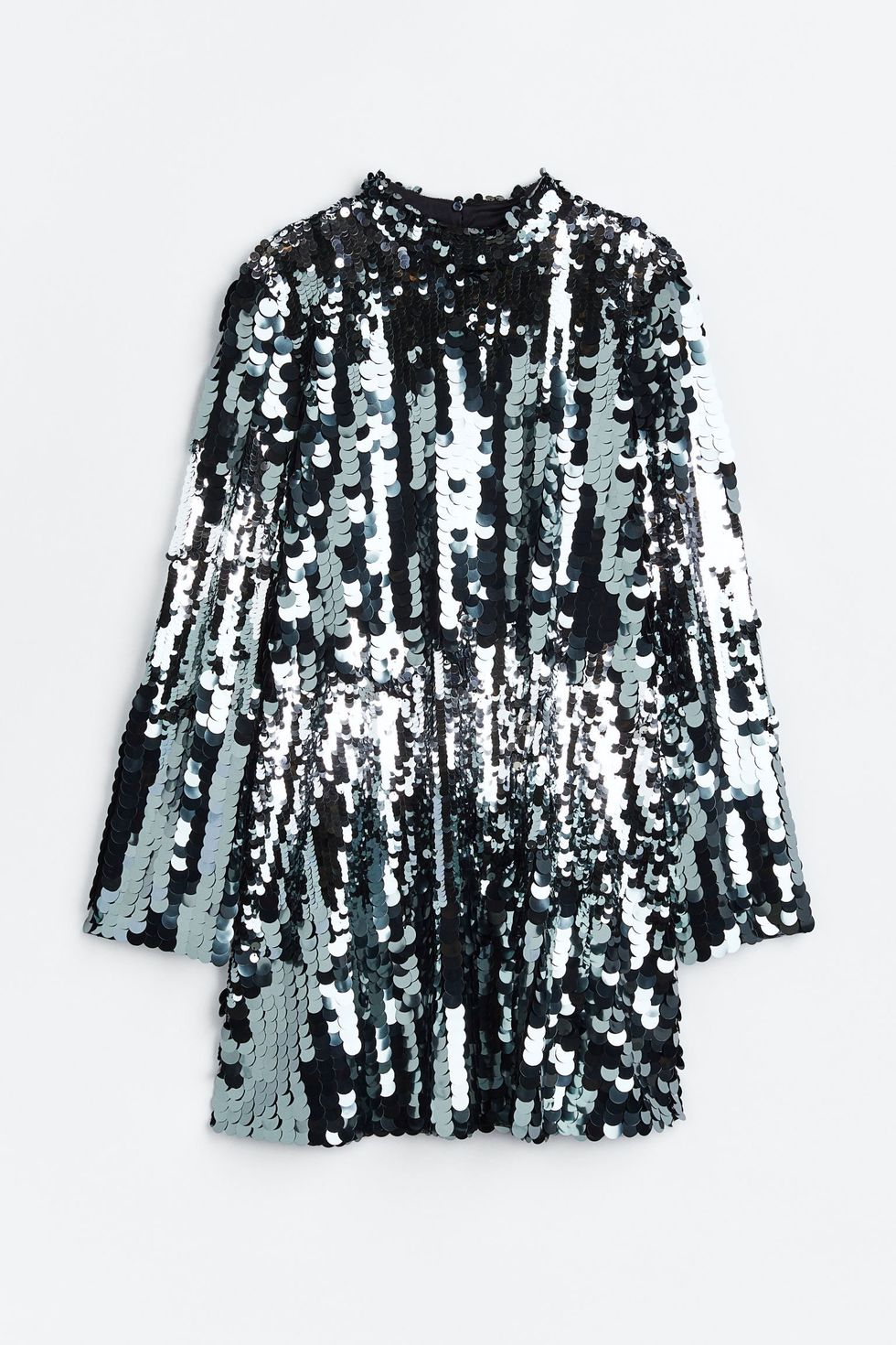 Silver Sequined party dress