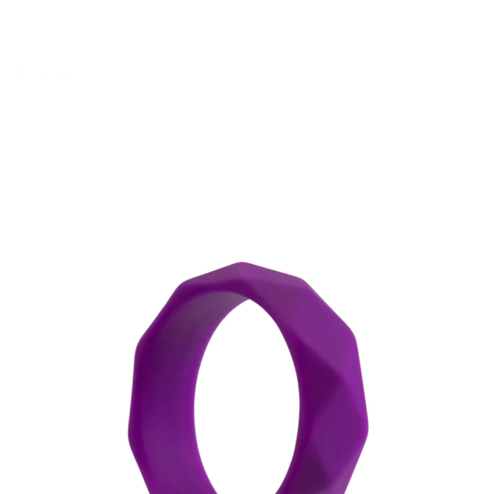 Wellness Purple Geo Silicone C-Ring