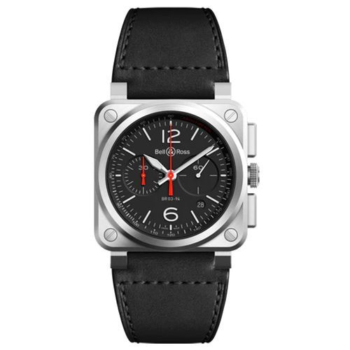 BR 03 94 Black Steel Watch