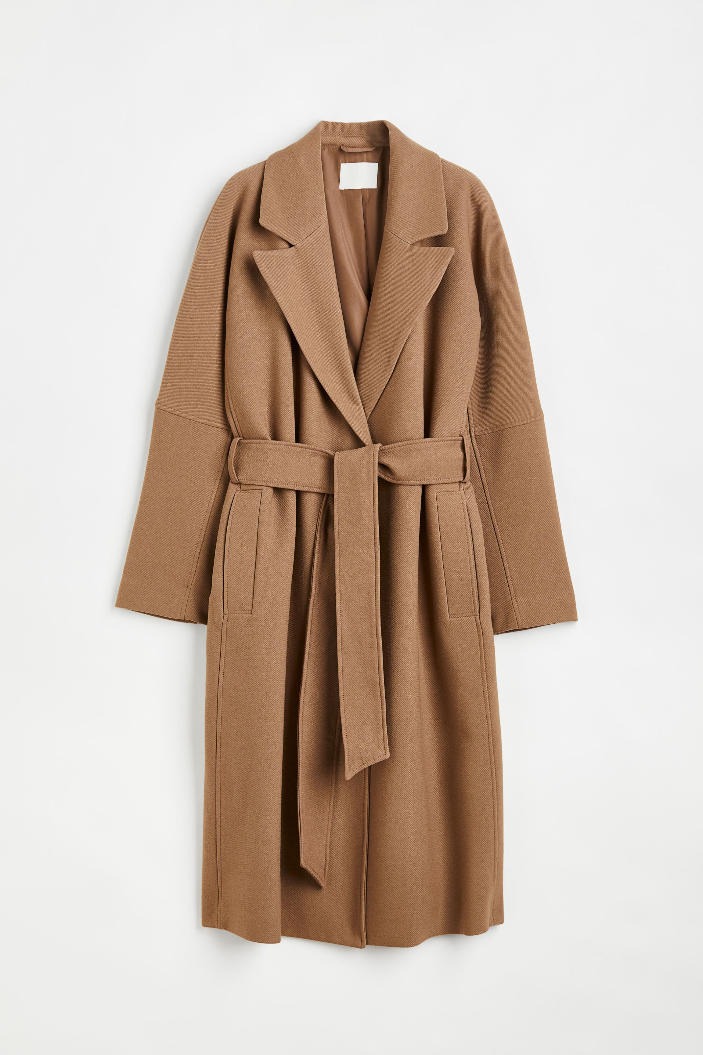 camel coat size 8