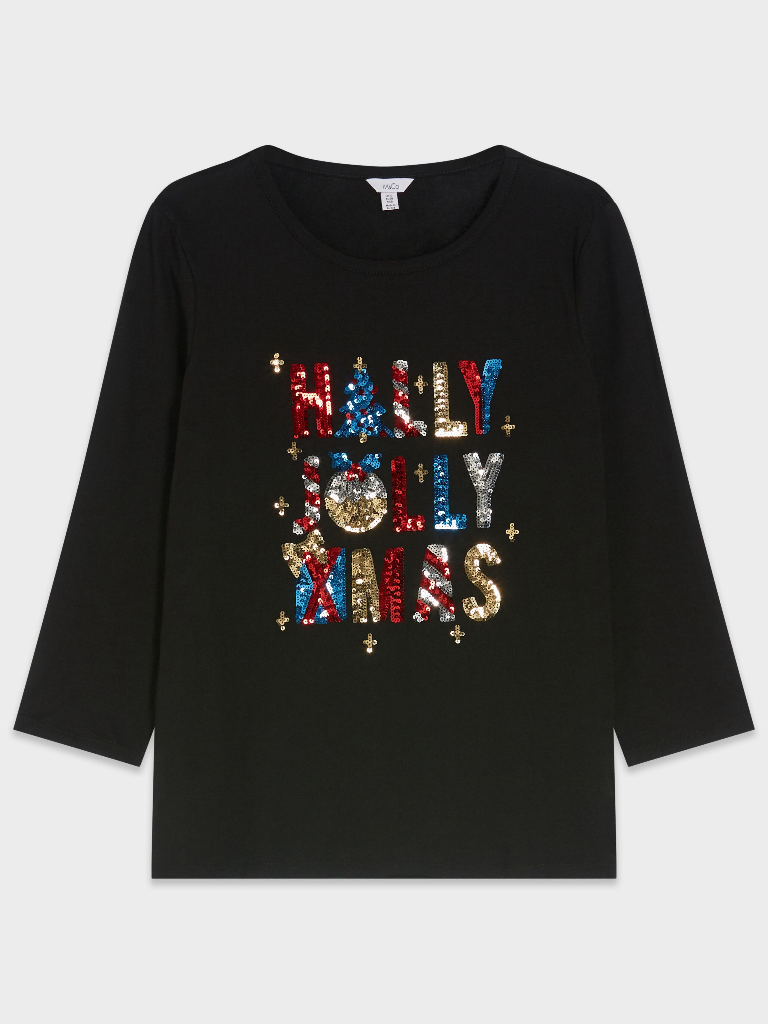 M and co hot sale christmas tops