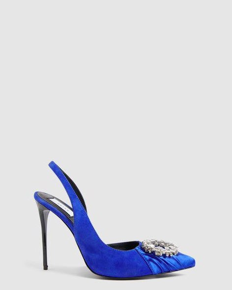 Celeste sling back embellished heels