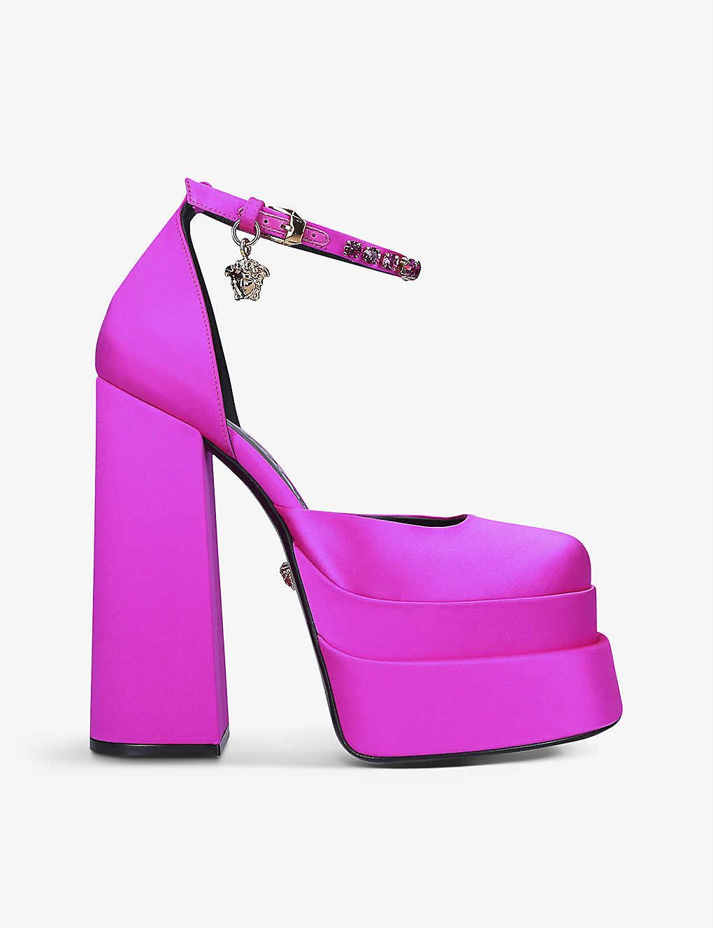 Versace high cheap heel shoes