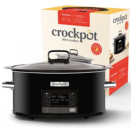 Crock-Pot olla de cocción lenta digital tecnología TimeSelect 5,6