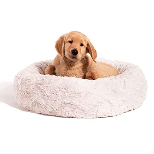 The Original Calming Donut Cat and Dog Bed 