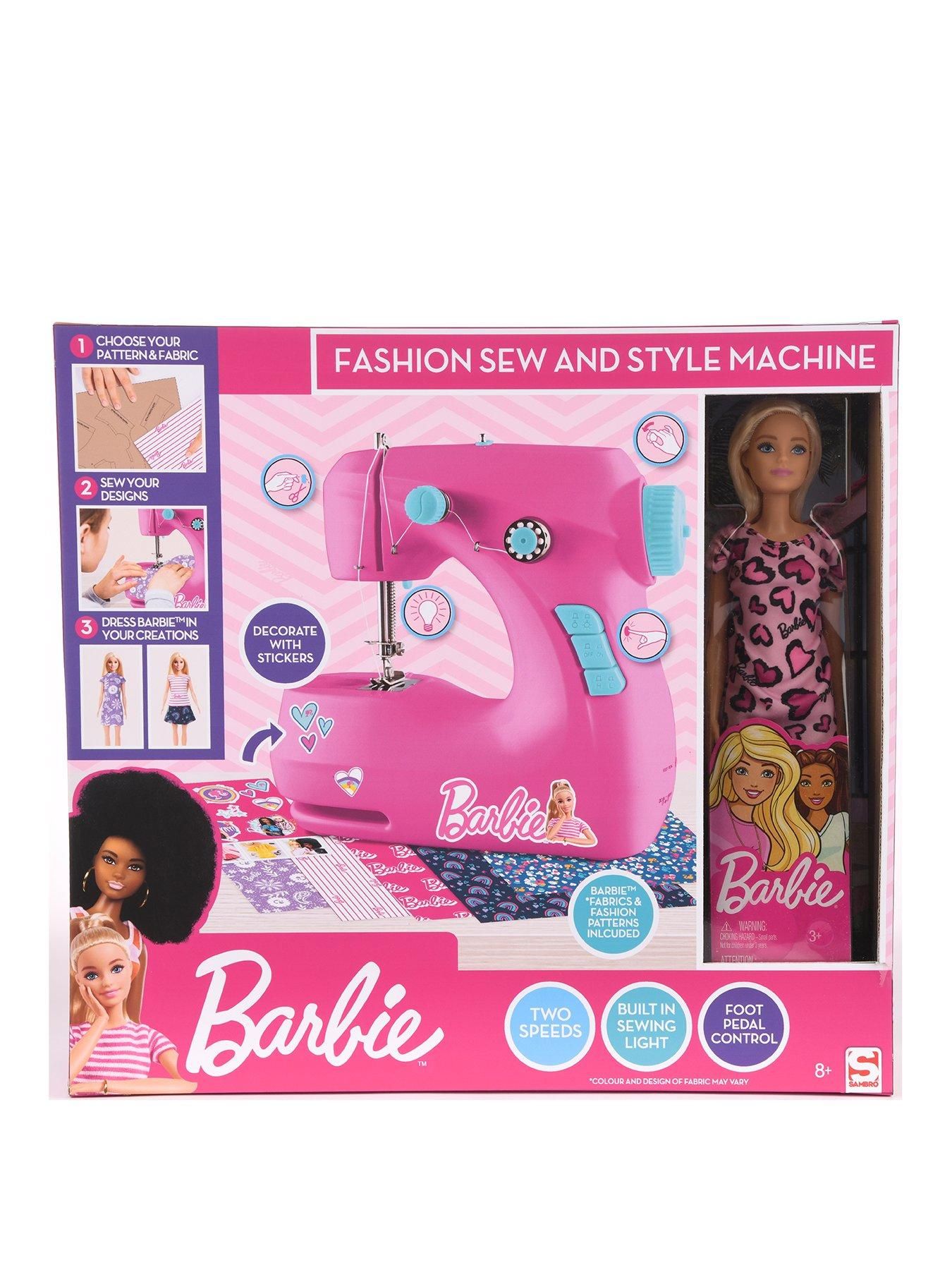 Argos barbie sewing machine hot sale