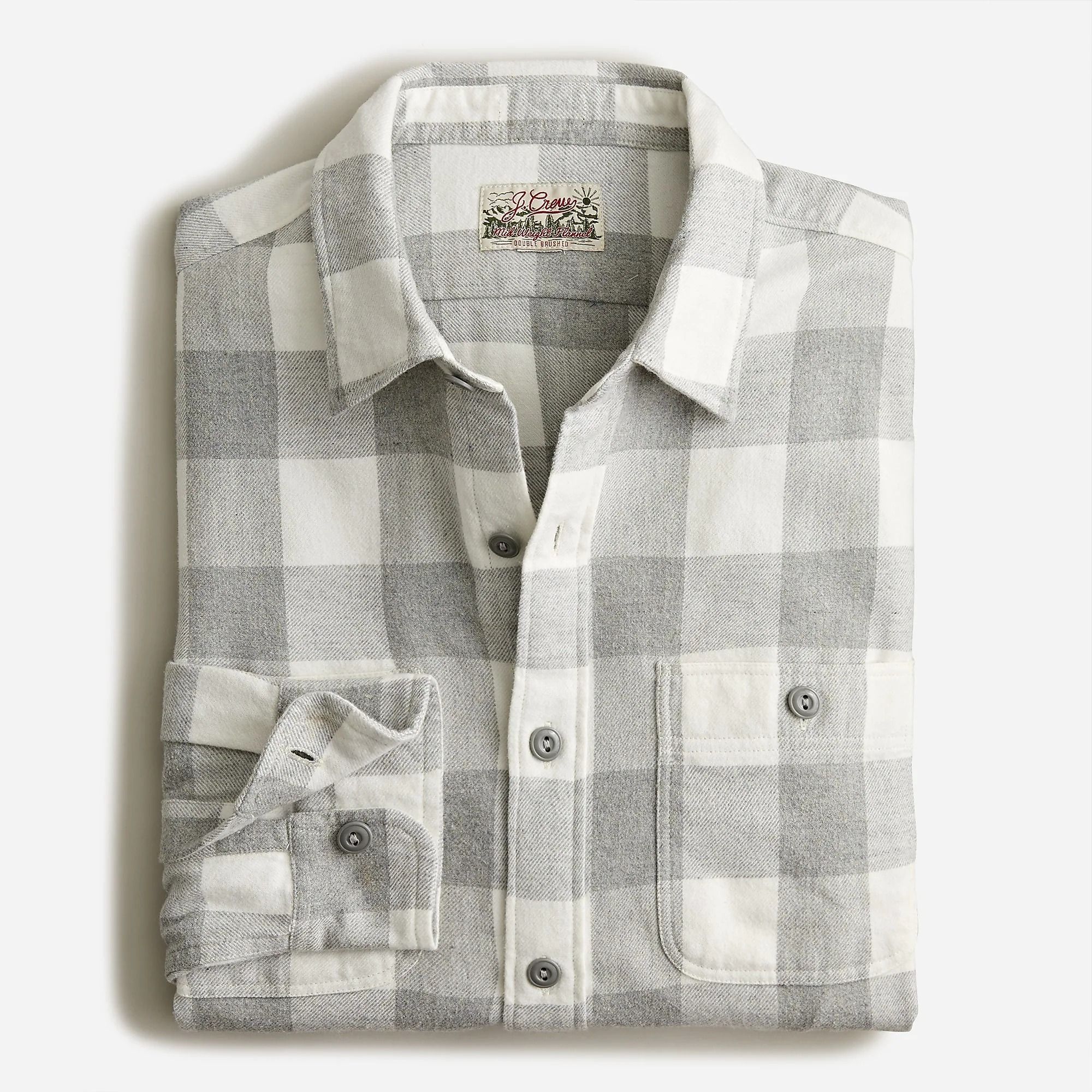 Midweight Brushed Flannel Workshirt