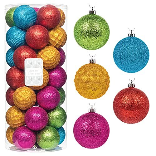 35 Count Shatter-Proof Christmas Ornaments