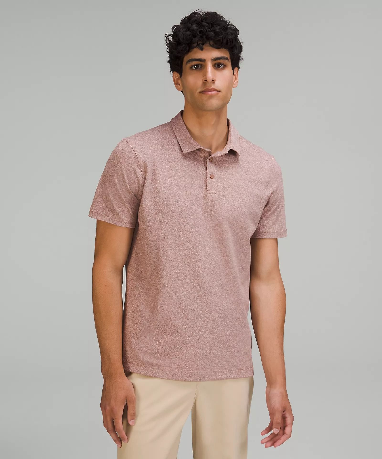 Evolution Short Sleeve Polo Shirt Pique Fabric
