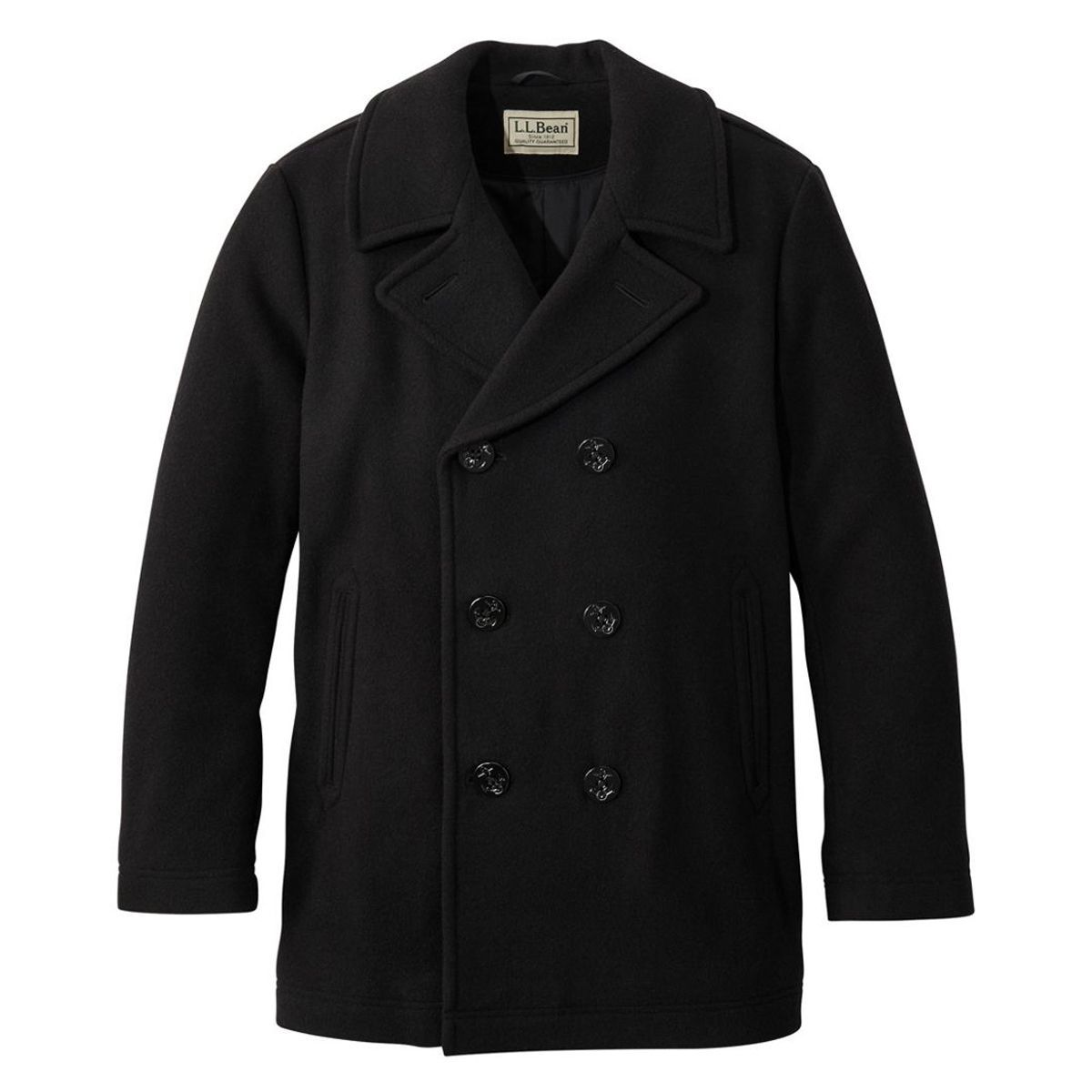 Mens black outlet pea coat